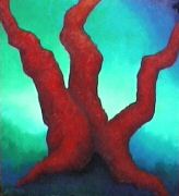 2001 - 100x100 - Albero rosso.jpg