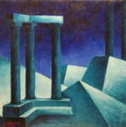 2005 - 50x50 - Ruderi Romani di notte.jpg